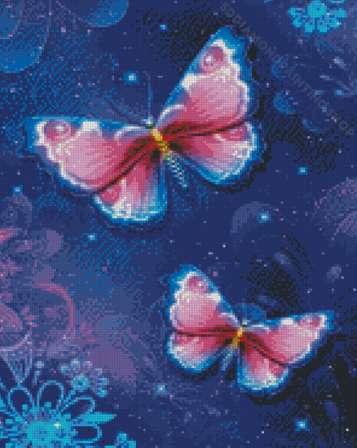 Aesthetic Purple Butterfly Diamond Painting