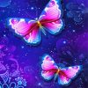 Aesthetic Purple Butterfly Diamond Painting