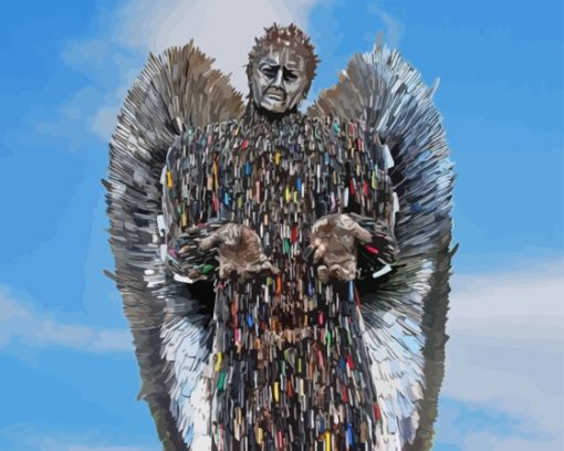 Alfie Bradley Knife Angel Diamond Painting