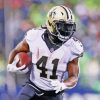 Alvin Kamara New Orleans Saints Team Player Diamond Painting