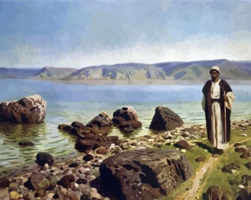 At The Genisaret Lake Polenov Diamond Painting