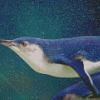 Australian Fairy Penguin Underwater Diamond Painting