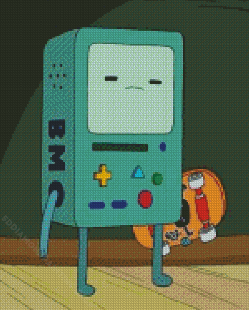 BMO With Skateboard Diamond Painting