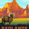 Badlands National Park Poster Diamond Painting