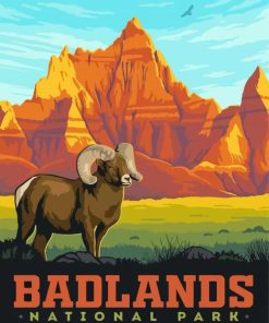 Badlands National Park Poster Diamond Painting