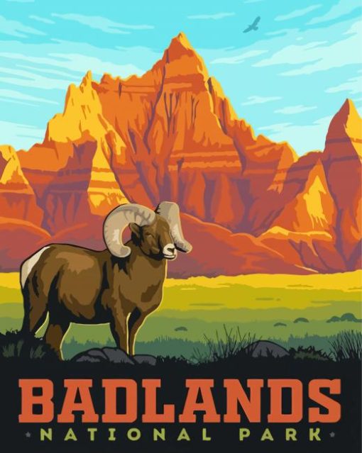 Badlands National Park Poster Diamond Painting