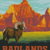 Badlands National Park Poster Diamond Painting