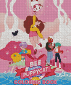 Bee And PuppyCat Cartoon Poster Diamond Painting