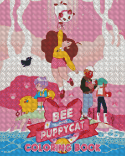 Bee And PuppyCat Cartoon Poster Diamond Painting