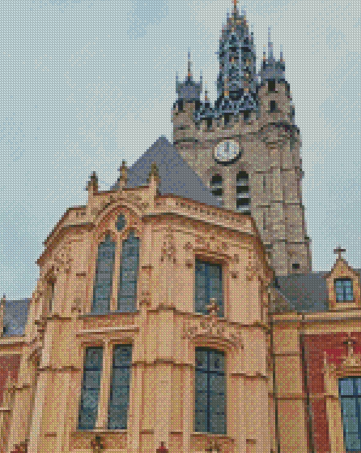 Beffroi De Douai Diamond Painting