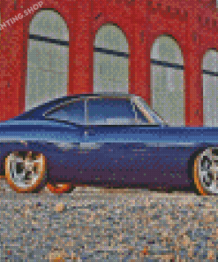 Black 67 Chevy Impala Diamond Painting