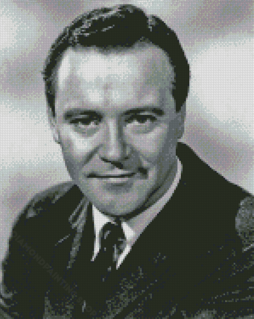 Black And White Jack Lemmon Diamond Painting