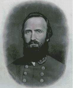 Black And White Stonewall Jackson Art Diamond Painting