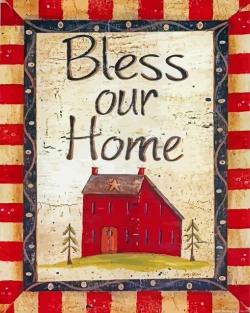 Bless Our Home Art Diamond Painting