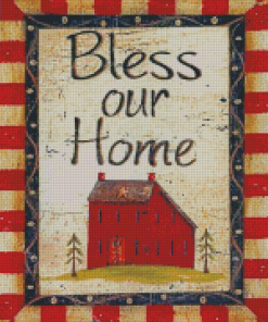 Bless Our Home Art Diamond Painting