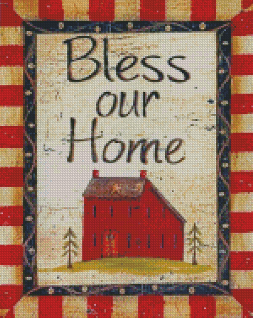 Bless Our Home Art Diamond Painting