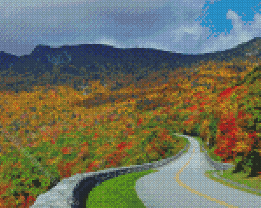 Blue Ridge Mountains Diamond Painting