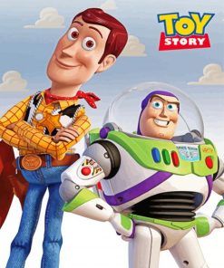 Buzz Lightyear And Woody Toy Story Poster Diamond Painting