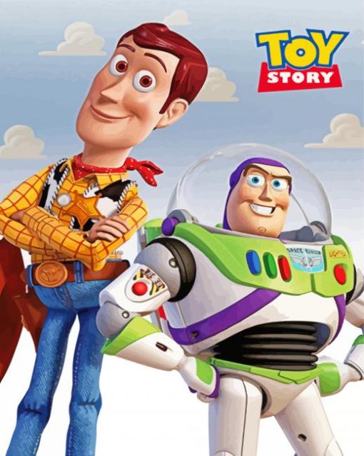 Buzz Lightyear And Woody Toy Story Poster Diamond Painting