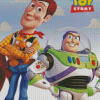 Buzz Lightyear And Woody Toy Story Poster Diamond Painting