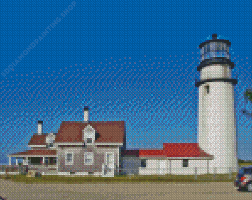Cape Cod Highland Light Provincetown Diamond Painting