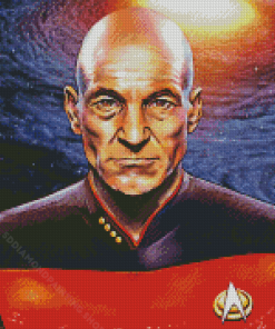 Captain Picard Art Diamond Painting