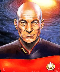 Captain Picard Art Diamond Painting