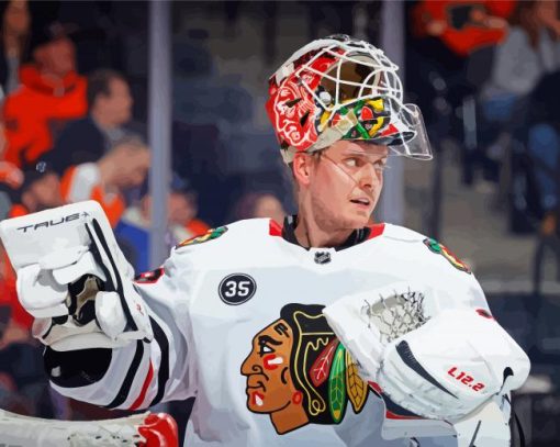 Chicago Blackhawks Ice Hockey Team Player Diamond Painting