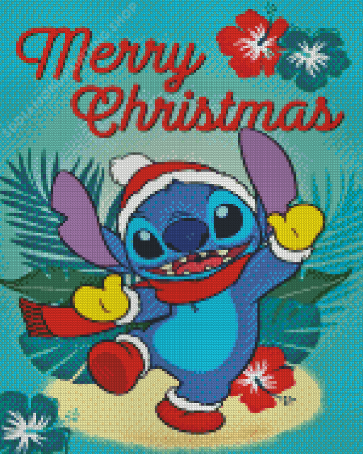 Christmas Stitch Santa Diamond Painting