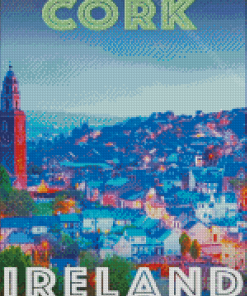 Cork City Ireland Poster Diamond Painting