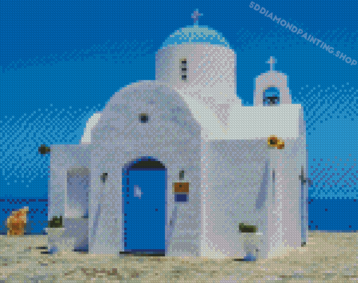 Cyprus Church Diamond Painting