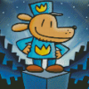 Dog Man Diamond Painting