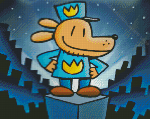 Dog Man Diamond Painting
