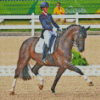 Dressage Horse Show Diamond Painting