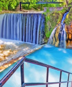 Edessa Waterfalls Greece Diamond Painting