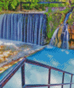 Edessa Waterfalls Greece Diamond Painting