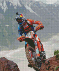 Enduro Motorcycle Sport Diamond Painting