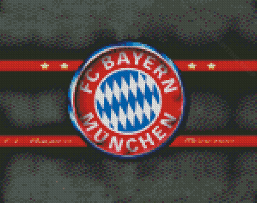 FC Bayern Munich Logo Diamond Painting