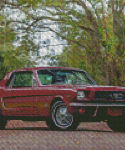 Ford Mustang 65 Car Diamond Painting