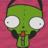 GIR Invader Zim Diamond Painting