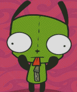 GIR Invader Zim Diamond Painting