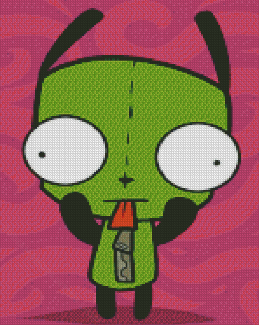 GIR Invader Zim Diamond Painting