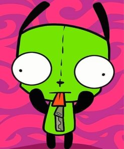 GIR Invader Zim Diamond Painting