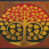 Golden Tree Diamond Painting