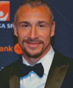 Henrik Larsson Football Coach Diamond Painting