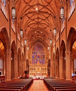 Inside The Trinity Church Diamond Painting