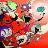 Invasor Zim Characters Diamond Painting