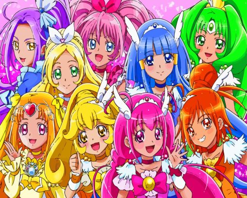 Japanese Smile Precure Diamond Painting