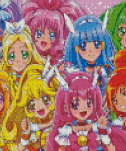 Japanese Smile Precure Diamond Painting