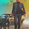 John Wick Dog Art Diamond Painting